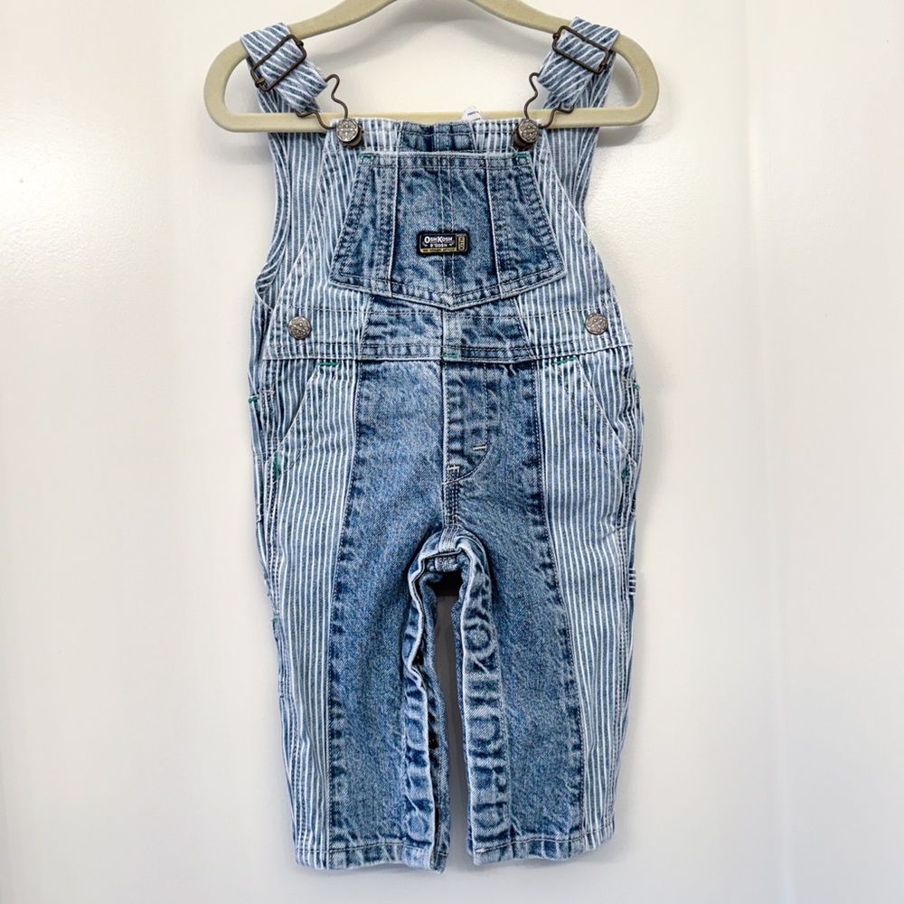 KITH x OshKosh B'gosh Blue Denim Overalls Classic Design